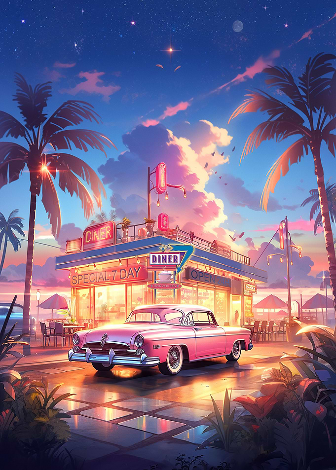 80s Diner Delight
