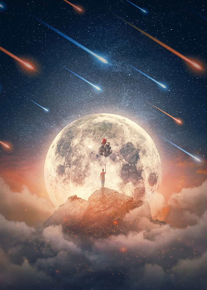 on a date with the moon