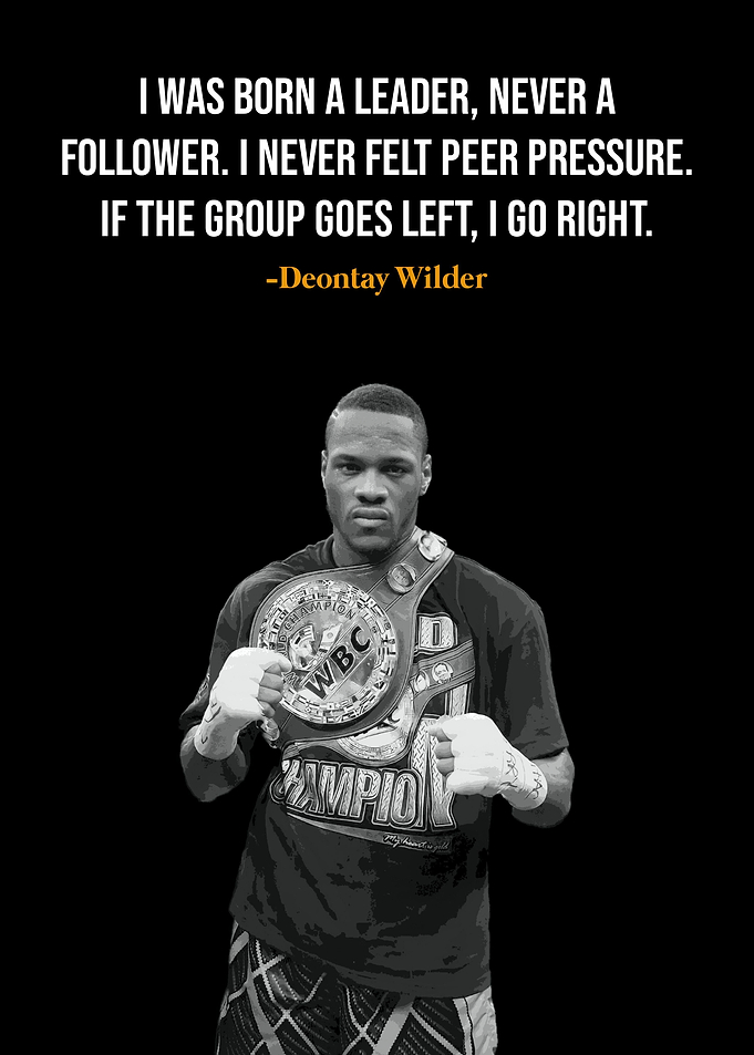 Deontay Wilder quotes