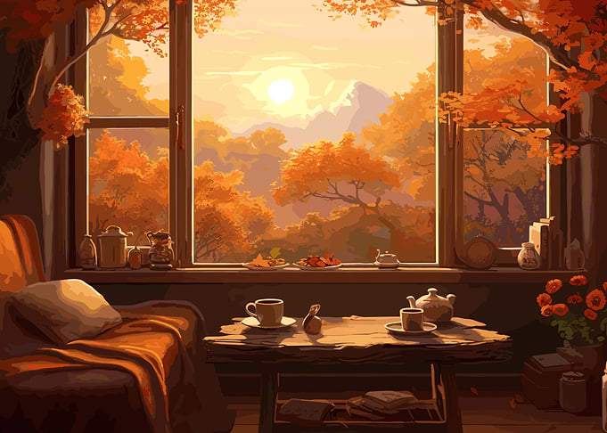 Cozy Bookworm Corner