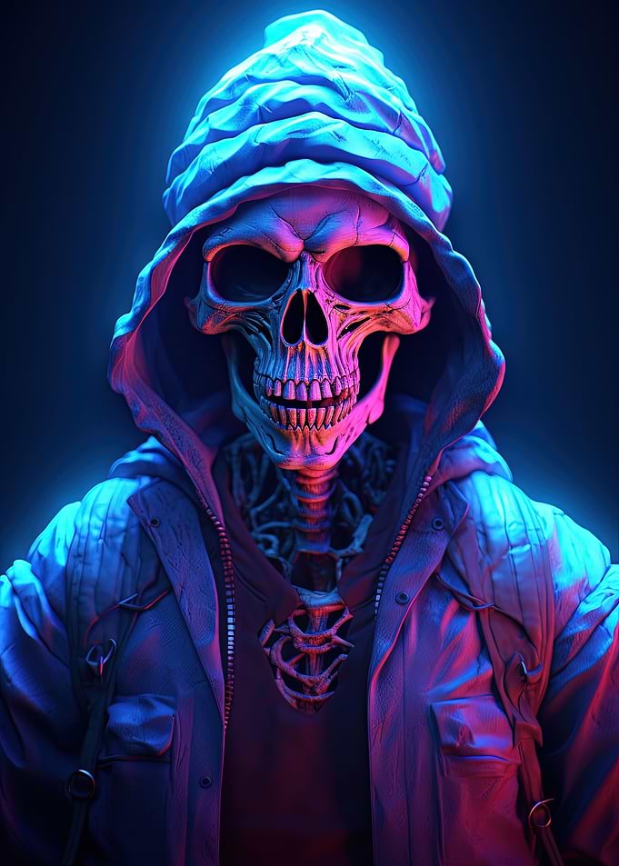 Hipster Skeleton
