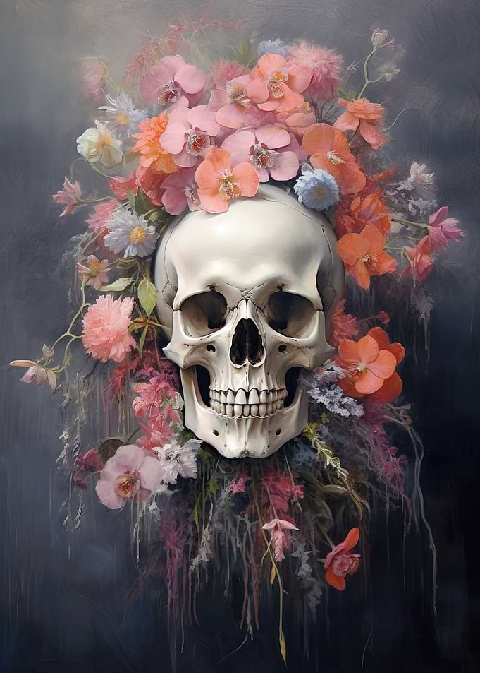 Floral Skull