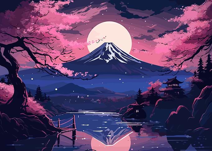 Japan Mountain Landscape