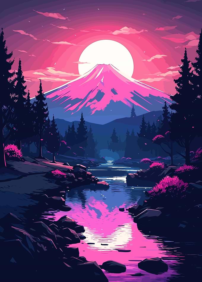 Japan Mountain Landscape