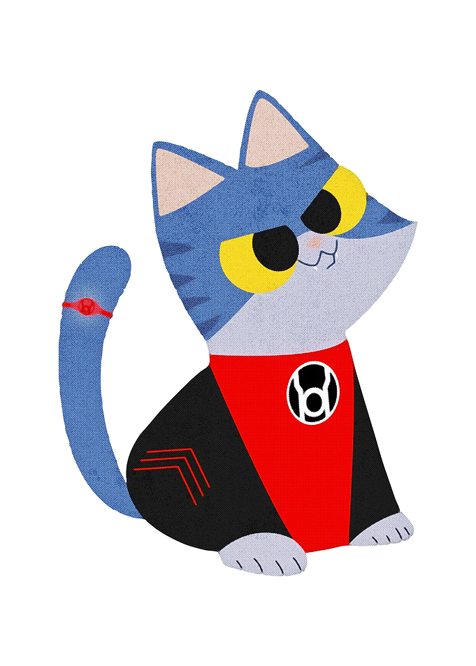 blue cat