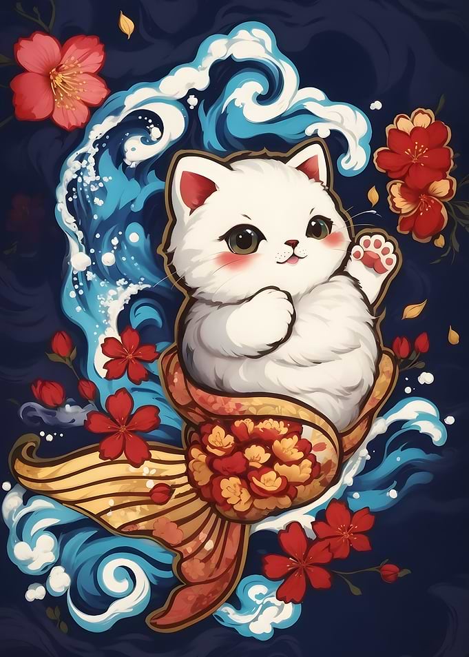 Mermaid Cat