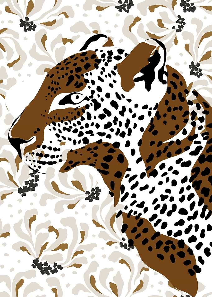 Cheetah Boho Portrait