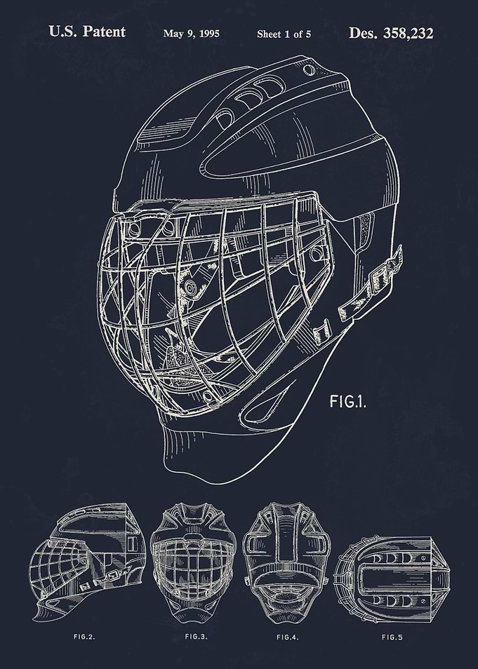 Goaltenders mask