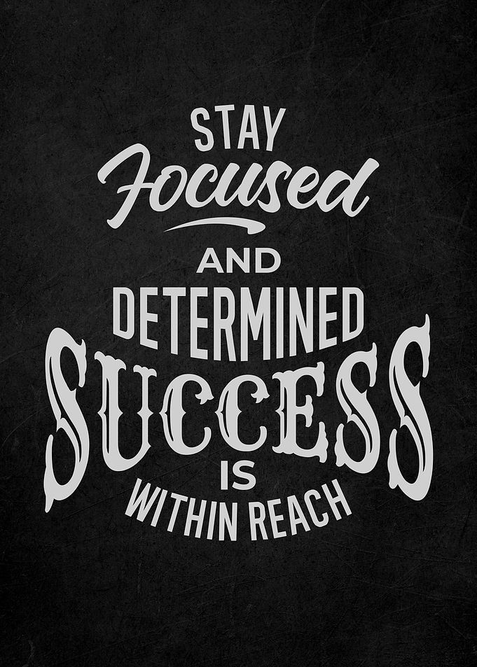 Motivation Quote Text Art