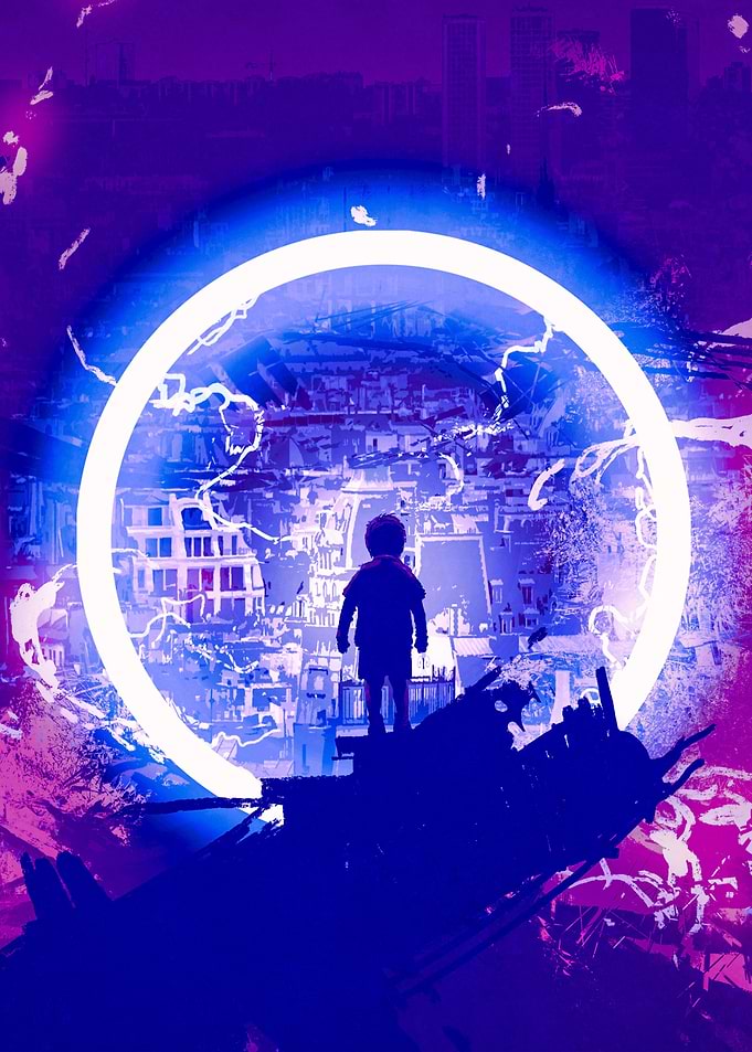 Boy and Glowing Ring