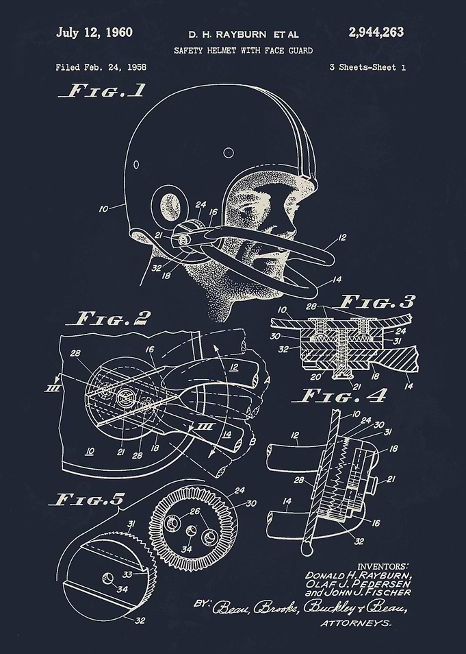 Football Safety helmet