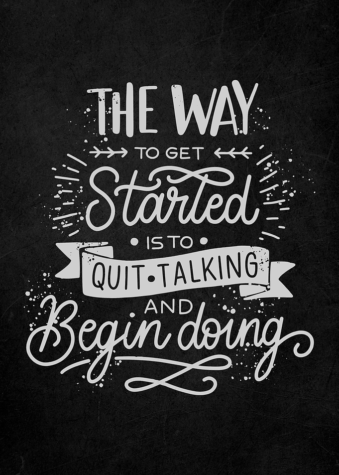 Motivation Quote Text Art