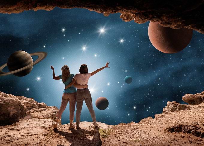 Space Collage Women