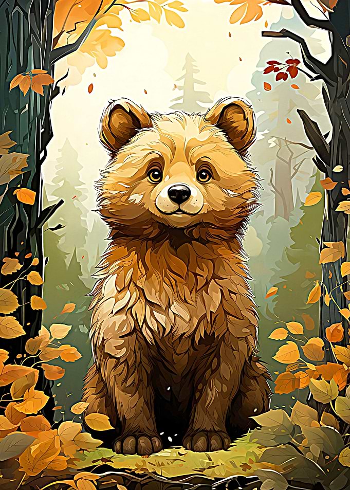 Bear in wild