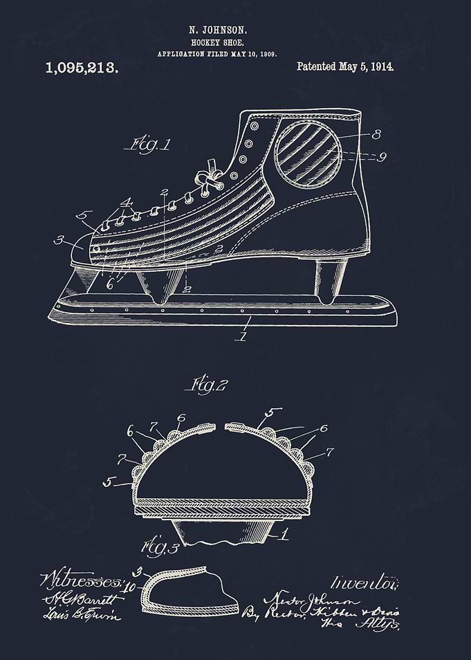 Hockey shoe