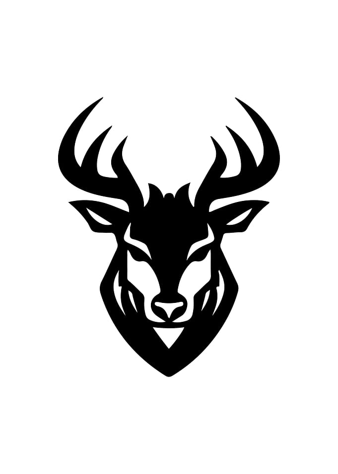 Elk Stencil Design