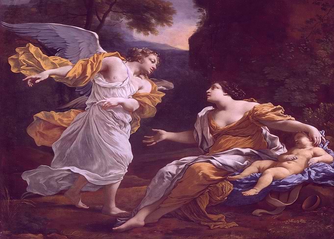 Angel Mother and Child