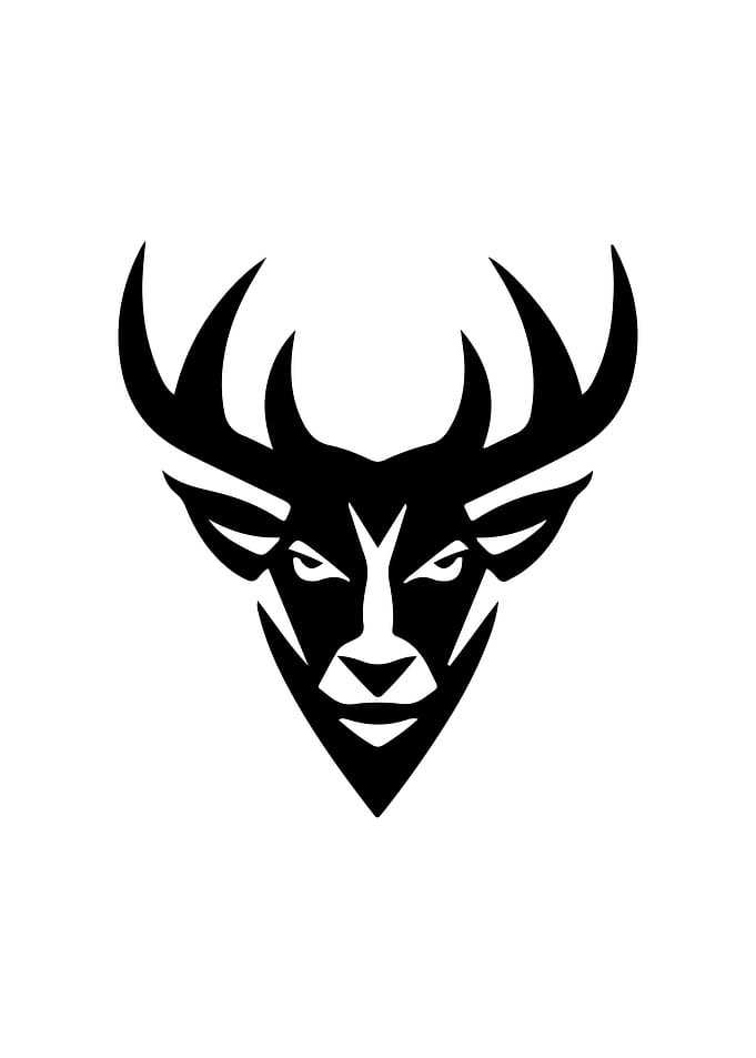 Elk Stencil Design