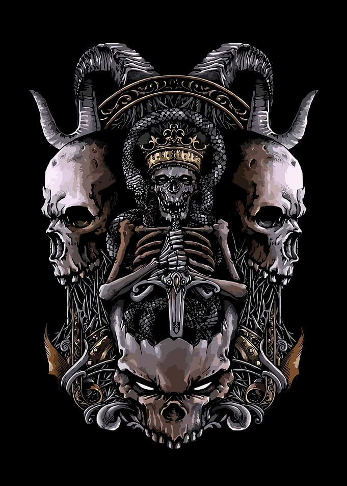 the skeleton of the chief