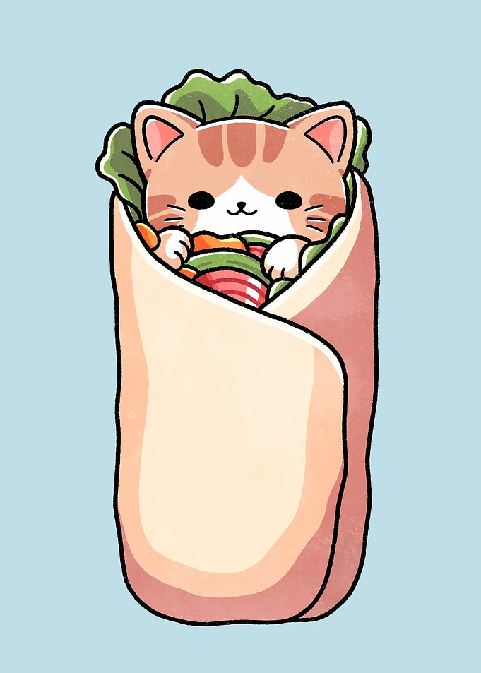 Purrito Cat Burrito