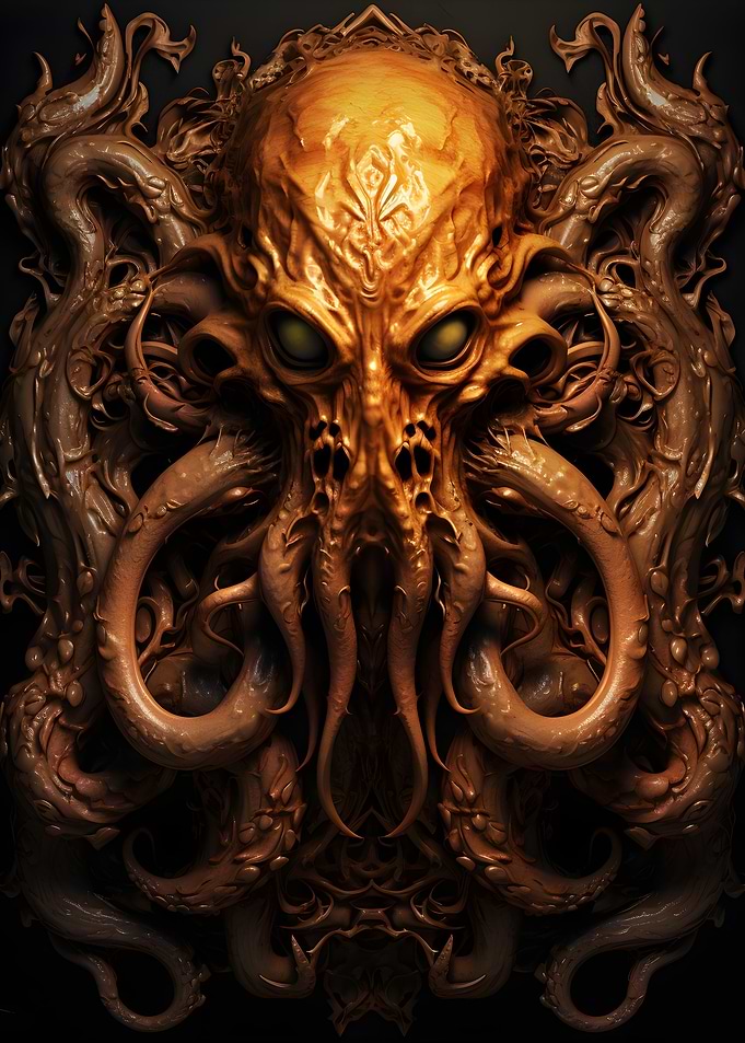 Cthulhu 3D Deko Art