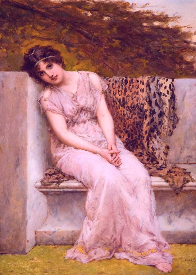 A Lady with Leopard Skin