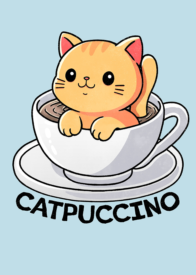 Cappuccino cat