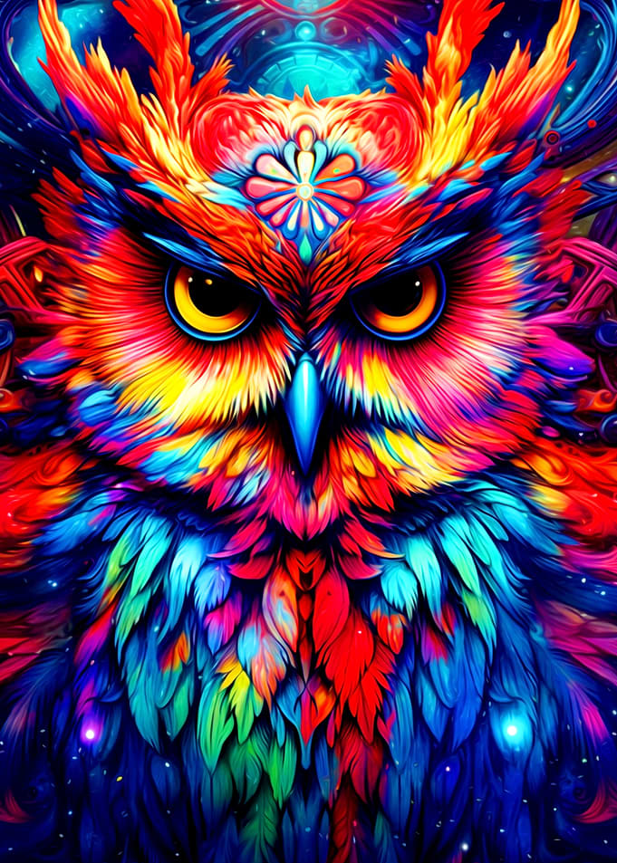 Colorful Owl