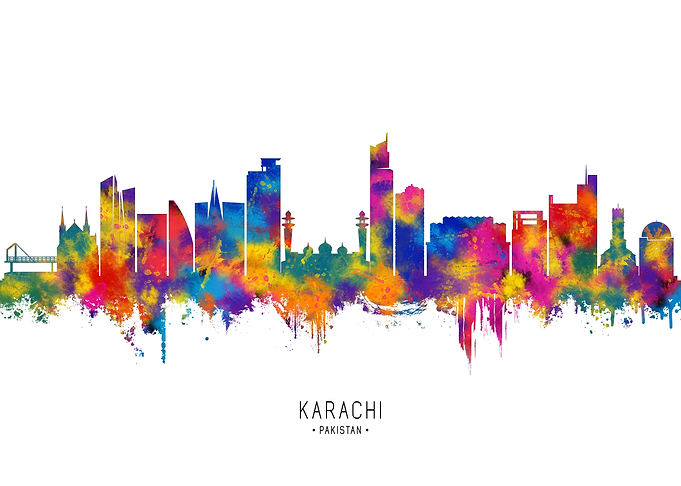 Karachi Skyline Pakistan