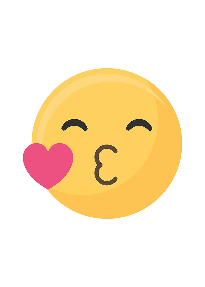 Emoji kiss