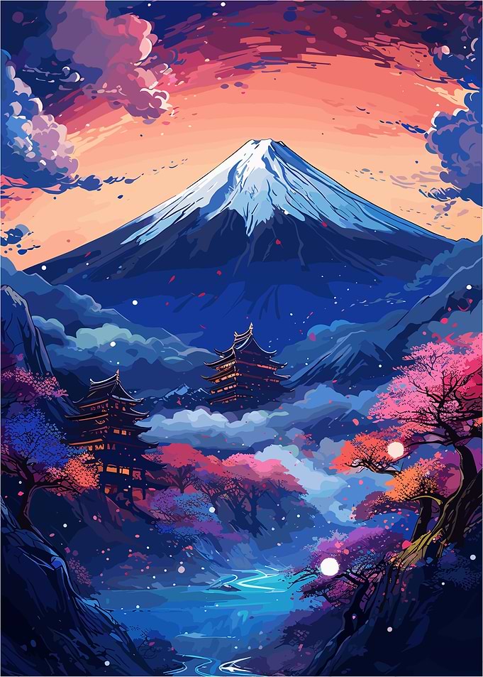 Japan Mount Fuji Landscape