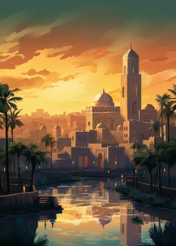 Marrakech Pixel Art