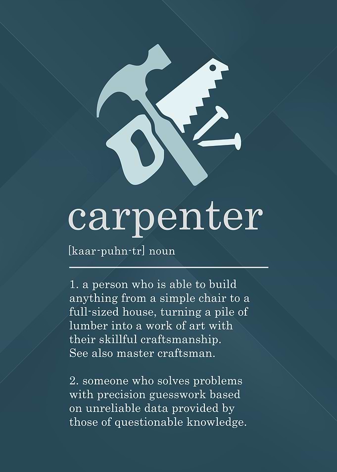 Funny Carpenter Definition