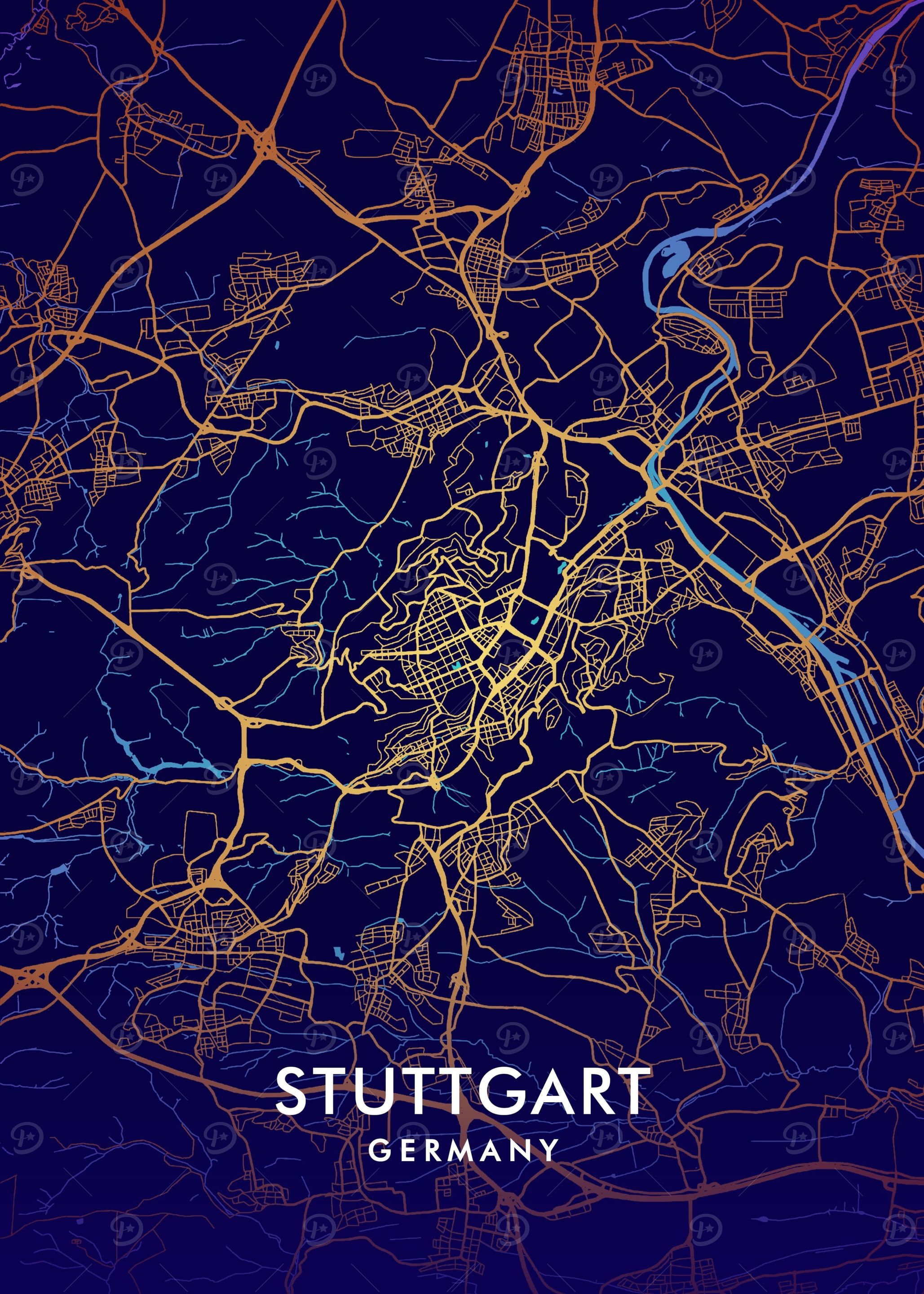 Stuttgart Map