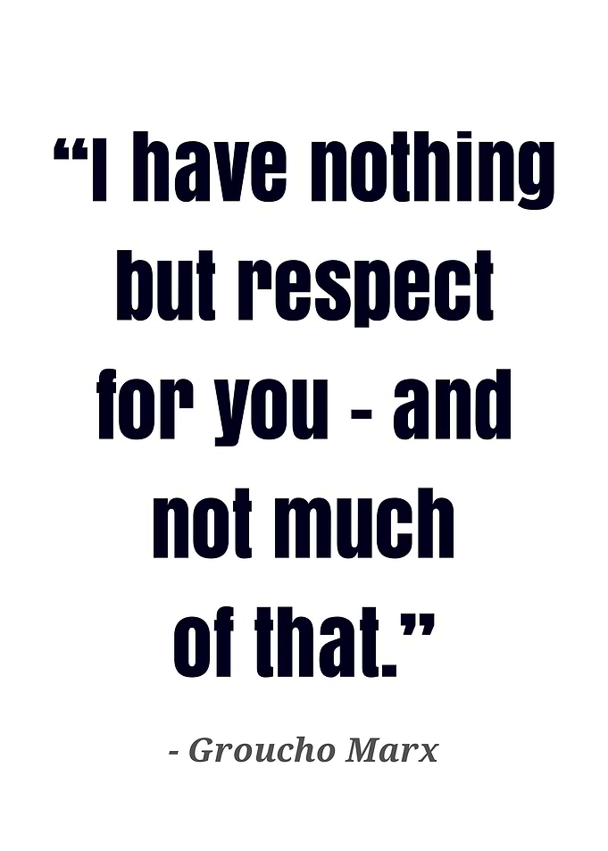 Groucho Marx quote