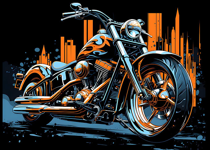 Motorcycle Illustration