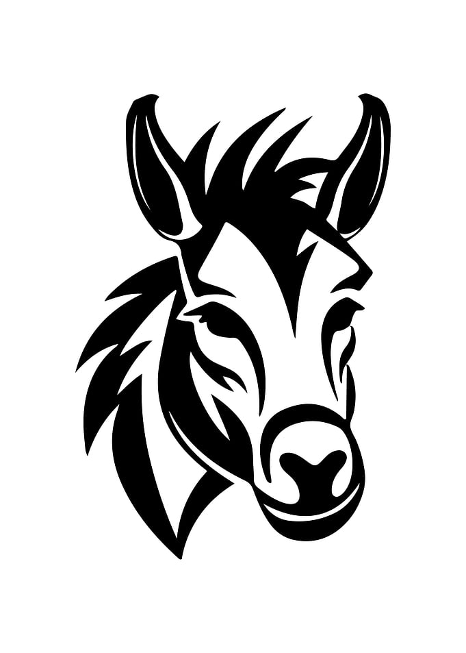 Horse Stencil Design
