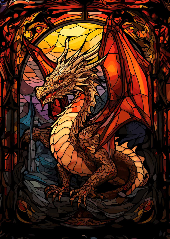 Abstract dragon