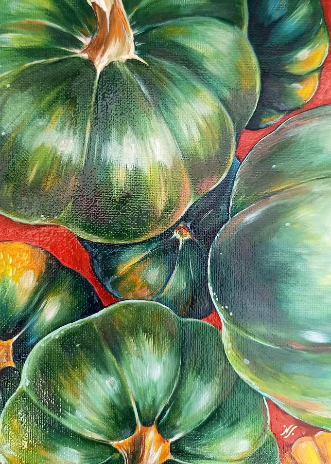 Green pumpkins