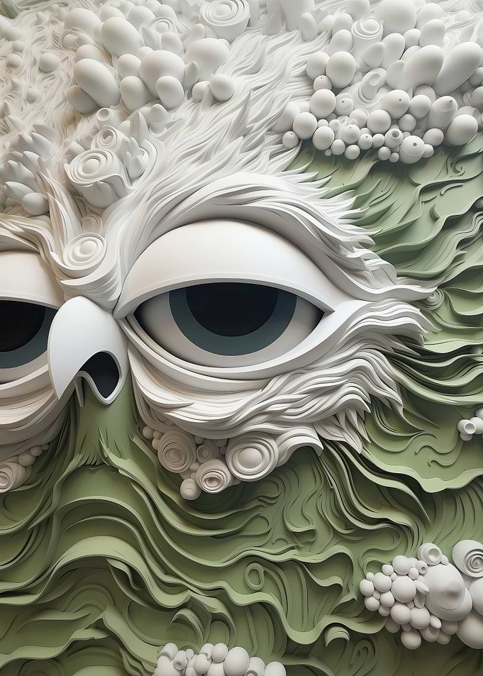 Porcelain Smug Owl