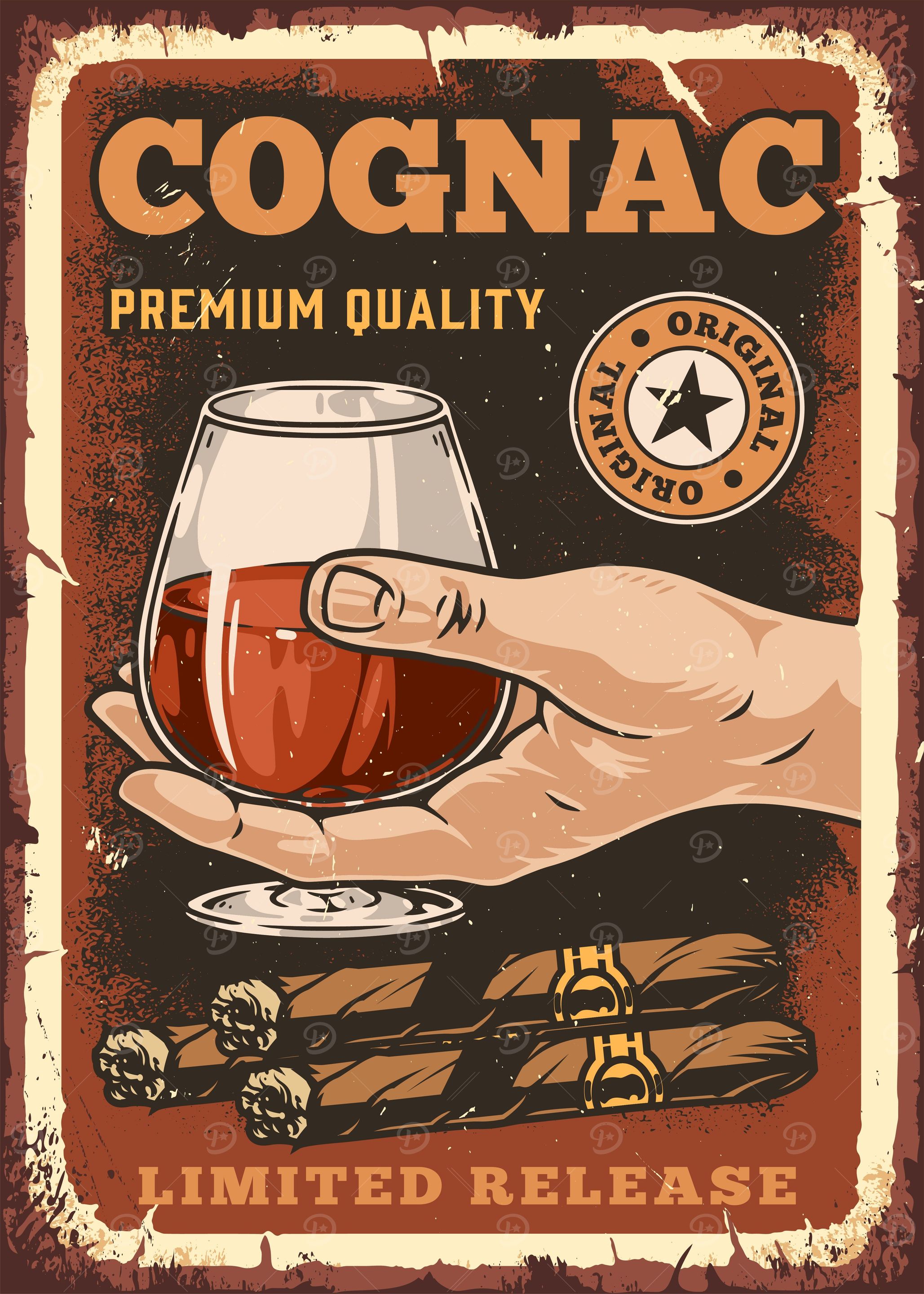 Cognac Alcohol Cigars Bar