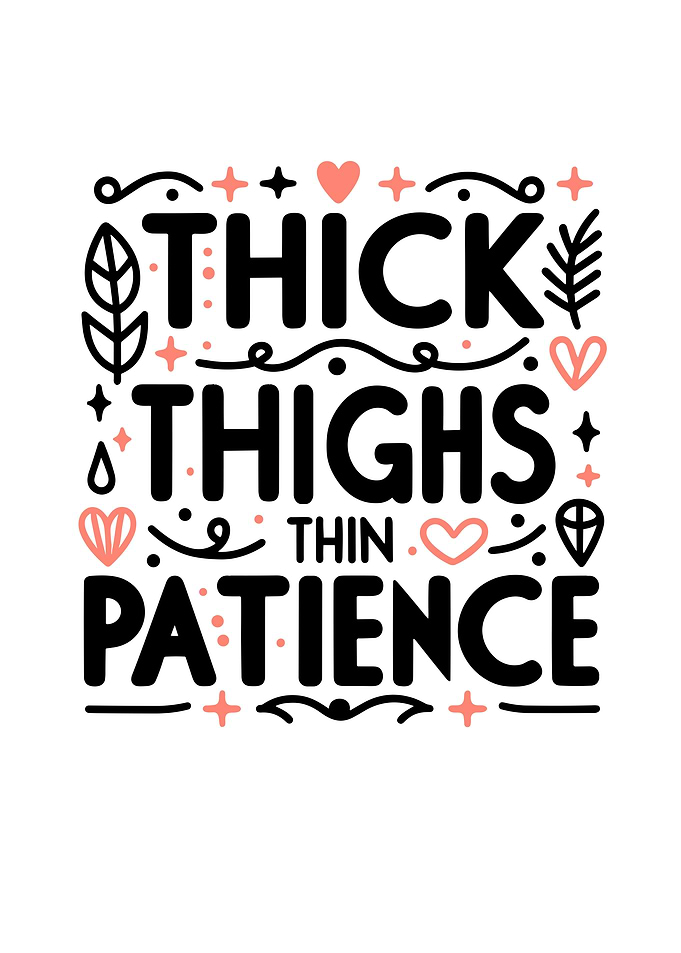 Thick Thighs Thin Patience