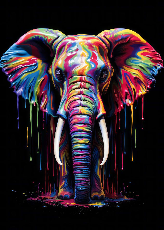 Rainbow Elephant