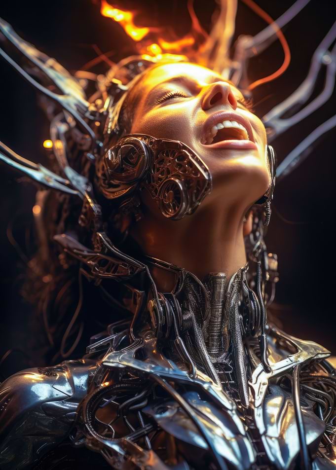 Passionate Cyborg Woman 01