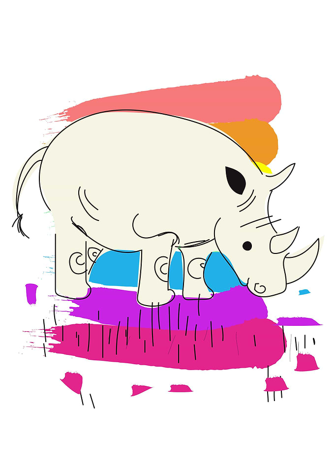Cute Rhino