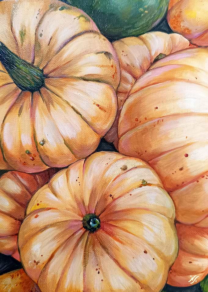 Pink pumpkins