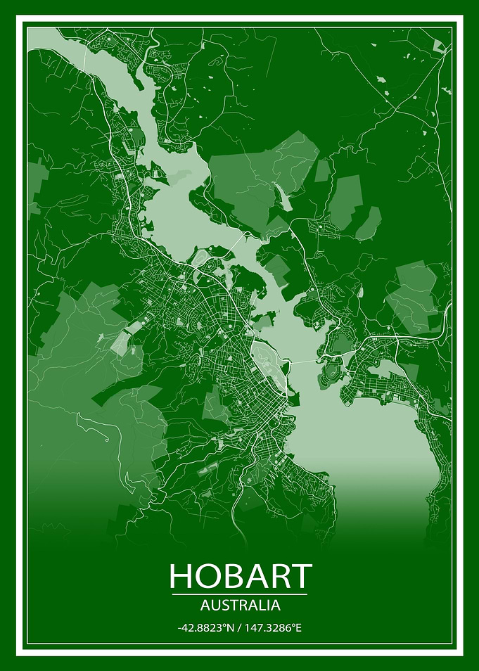 Hobart Australia Green Map