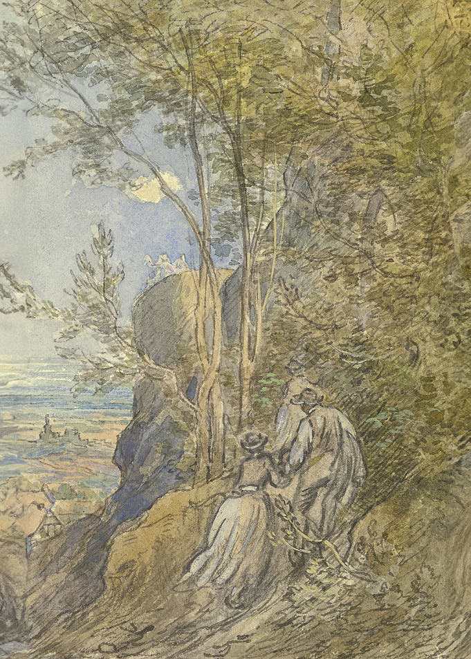 Climb to a castle ruin