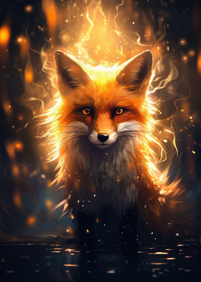 Red Fox in Forest