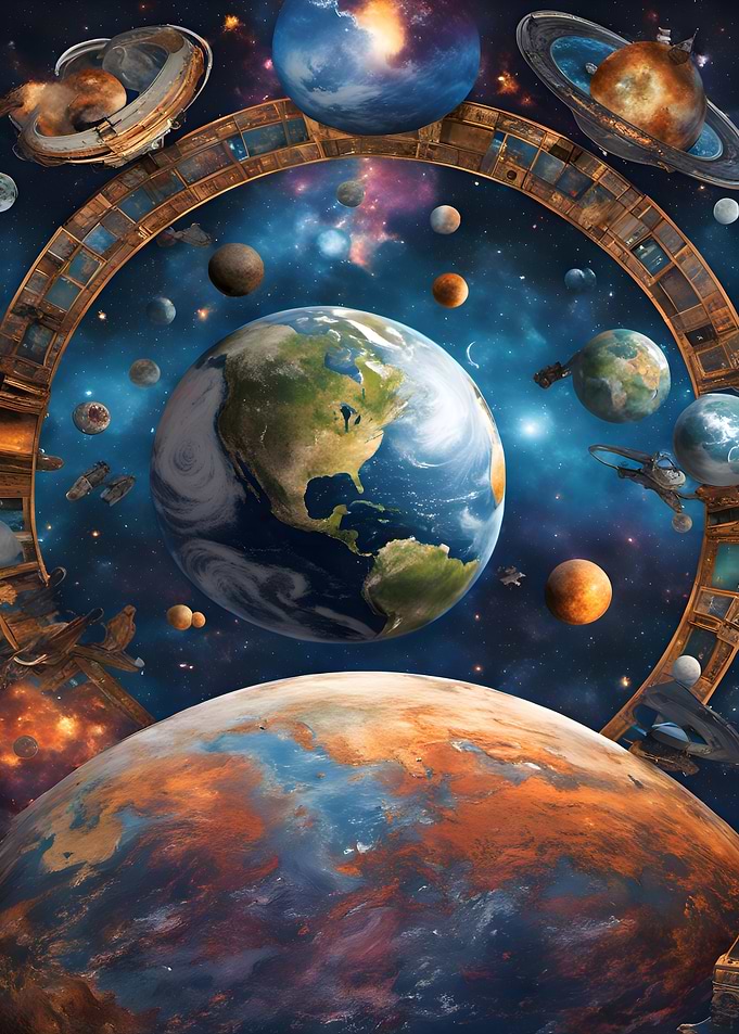 Earths Tale Amid Stars